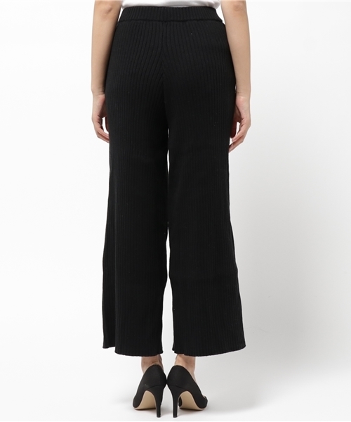 RODEO CROWNS WIDE BOWL(ロデオクラウンズワイドボウル)の「リブ ニット パンツ(その他パンツ・レディース・トップグレー/レッド/ブラック・SMALL/MEDIUM)」の6枚目の写真