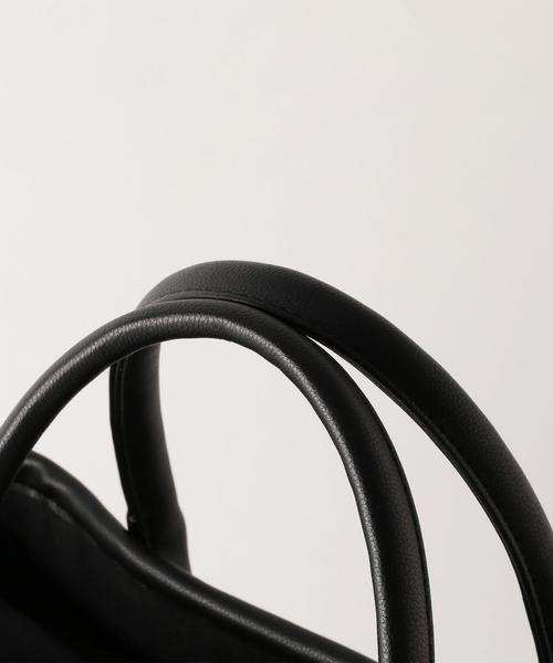 green label relaxing(グリーンレーベルリラクシング)の「CB クラシックかごトートバッグ(かごバッグ・レディース・オフホワイト/ブラック/ダークブラウン・FREE)」の12枚目の写真