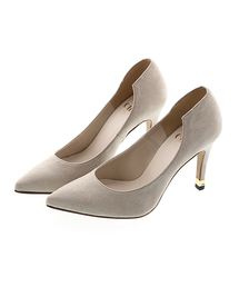 SON CHIC TOKYO | デザインカットプレーンパンプス(774-59103)【SON CHIC TOKYO】(パンプス)