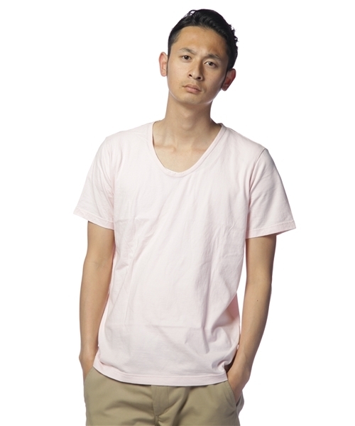 BEAMS（ビームス）の「PYJAMA CLOTHING / UネックTEE（Tシャツ/カットソー・メンズ・ピンク/オリーブ/ブルー系その他・SMALL/MEDIUM/LARGE）」の3枚目の写真