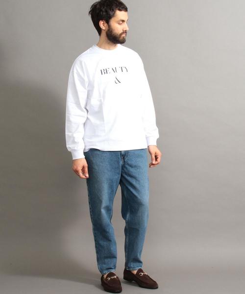 BEAUTY&YOUTH UNITED ARROWS（ビューティーアンドユースユナイテッドアローズ）の「BY B&Y ロングスリーブ Tシャツ ◆（Tシャツ/カットソー・メンズ・ホワイト/ネイビー/オレンジ・LARGE/X-LARGE/MEDIUM/SMALL）」の11枚目の写真