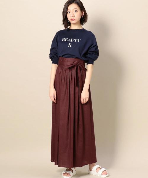 BEAUTY&YOUTH UNITED ARROWS（ビューティーアンドユースユナイテッドアローズ）の「BY B&Y ロングスリーブ Tシャツ ◆（Tシャツ/カットソー・メンズ・ホワイト/ネイビー/オレンジ・LARGE/X-LARGE/MEDIUM/SMALL）」の19枚目の写真