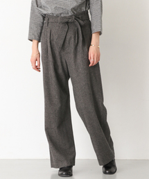 かぐれ | かぐれ　ウエストリボンウールパンツ(その他パンツ)