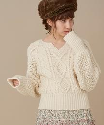 Another Edition | ハンドケーブルニットプルオーバー(ニット/セーター)