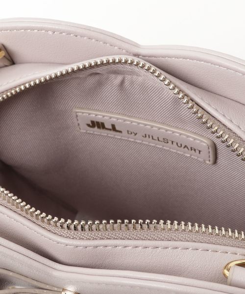JILL by JILL STUART（ジルバイジルスチュアート）の「クロスJ ハートモチーフショルダーバッグ（ハート）（ショルダーバッグ・レディース・ブラック/ピンク系その他・ﾌﾘ-）」の5枚目の写真