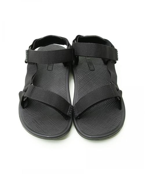 coen（コーエン）の「【『リンネル』6月号掲載・人気・復刻カラー：ブラック】スポーツサンダル（サンダル・レディース・ブラック/レオパード・MEDIUM/LARGE/SMALL）」の7枚目の写真