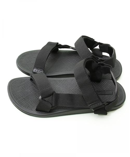 coen（コーエン）の「【『リンネル』6月号掲載・人気・復刻カラー：ブラック】スポーツサンダル（サンダル・レディース・ブラック/レオパード・MEDIUM/LARGE/SMALL）」の6枚目の写真