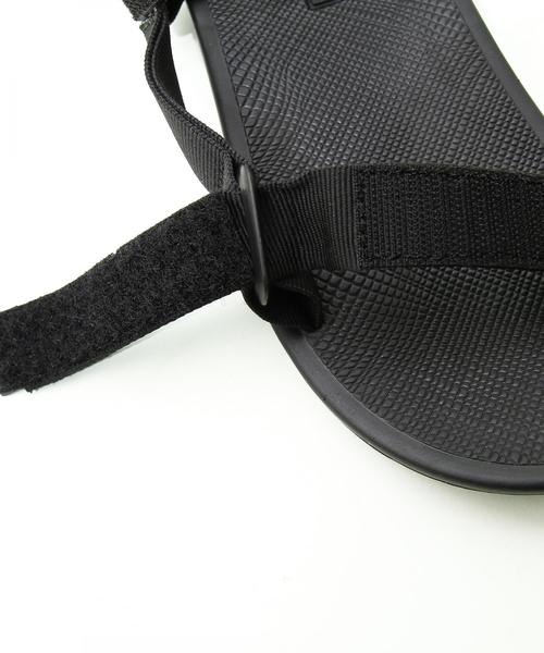 coen（コーエン）の「【『リンネル』6月号掲載・人気・復刻カラー：ブラック】スポーツサンダル（サンダル・レディース・ブラック/レオパード・MEDIUM/LARGE/SMALL）」の10枚目の写真