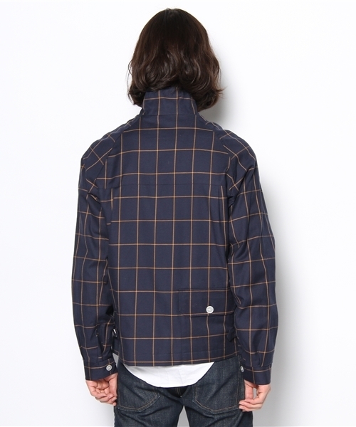 BEAUTY&YOUTH UNITED ARROWS（ビューティーアンドユースユナイテッドアローズ）の「BY ウィンドウペン ブルゾン◆（ブルゾン・メンズ・レッド/ネイビー・SMALL/MEDIUM/LARGE/X-LARGE）」の5枚目の写真