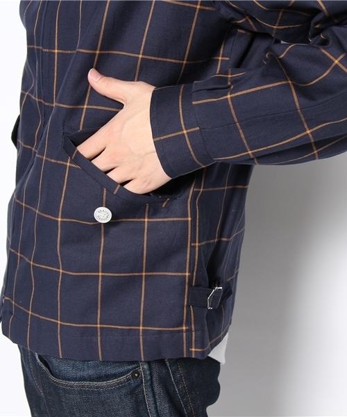 BEAUTY&YOUTH UNITED ARROWS（ビューティーアンドユースユナイテッドアローズ）の「BY ウィンドウペン ブルゾン◆（ブルゾン・メンズ・レッド/ネイビー・SMALL/MEDIUM/LARGE/X-LARGE）」の8枚目の写真