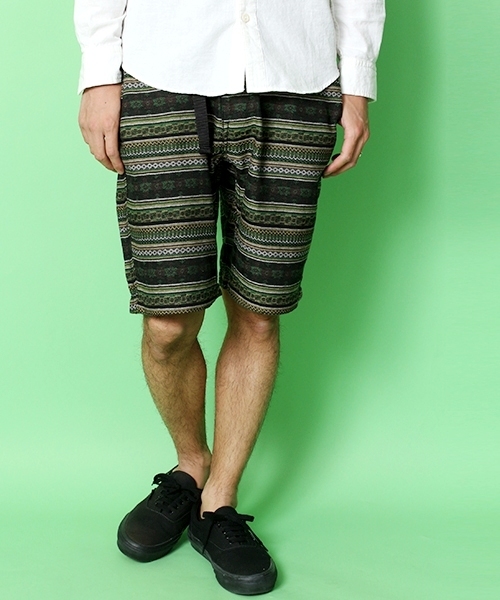 WEGO（ウィゴー）の「WEGO/ジャガードイージーショーツ（その他パンツ・メンズ・ブラック/ブラック系その他/ダークグレー/ライトグレー/ブラウン/グリーン/グリーン系その他/ブルー/パープル/レッド/レッド系その他/オレンジ系その他・MEDIUM/LARGE）」の8枚目の写真