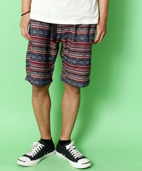 WEGO（ウィゴー）の「WEGO/ジャガードイージーショーツ（その他パンツ・メンズ・ブラック/ブラック系その他/ダークグレー/ライトグレー/ブラウン/グリーン/グリーン系その他/ブルー/パープル/レッド/レッド系その他/オレンジ系その他・MEDIUM/LARGE）」の11枚目の写真