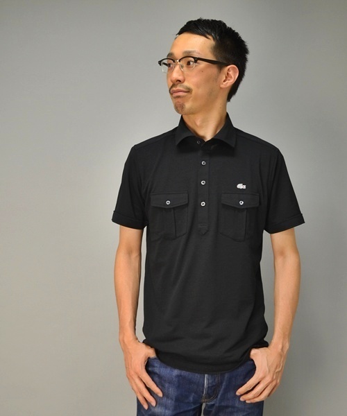 【最終値下】LACOSTE ESTNATION 別注 ポケットポロシャツ 4 LACOSTE ポロシャツ 「SHIPS別注」LACOSTE: NEW 70's ドロップ
