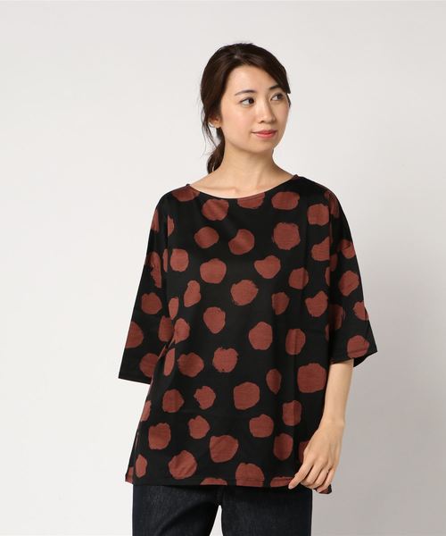 Jams / ドットプリント ハーフスリーブ Tシャツ <WOMEN> Jams / ドットプリント ハーフスリーブ Tシャツ <WOMEN>