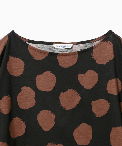 Jams / ドットプリント ハーフスリーブ Tシャツ <WOMEN> Jams / ドットプリント ハーフスリーブ Tシャツ <WOMEN>