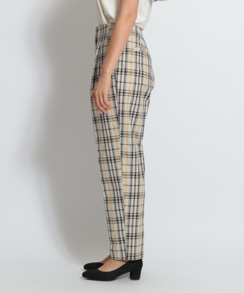 niko and...（ニコアンド）の「チェックハイウエストパンツ（その他パンツ・レディース・レッド/アイボリー/ベージュ・MEDIUM/LARGE）」の8枚目の写真