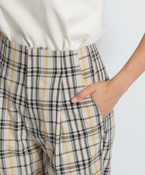 niko and...（ニコアンド）の「チェックハイウエストパンツ（その他パンツ・レディース・レッド/アイボリー/ベージュ・MEDIUM/LARGE）」の11枚目の写真