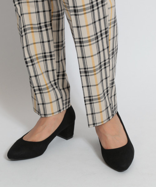 niko and...（ニコアンド）の「チェックハイウエストパンツ（その他パンツ・レディース・レッド/アイボリー/ベージュ・MEDIUM/LARGE）」の12枚目の写真
