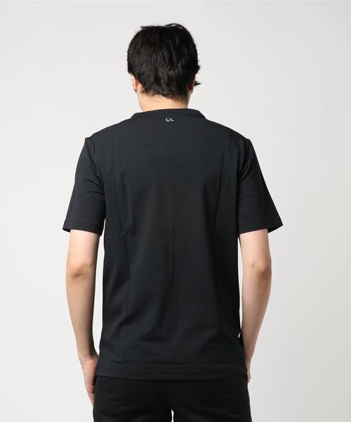 美品   (CK) パフォーマンス ロゴプリント カットソー M ブラック カルバンクライン KL4BKULB16 ck Calvin Klein 美品 (CK) パフォーマンス ロゴプリント