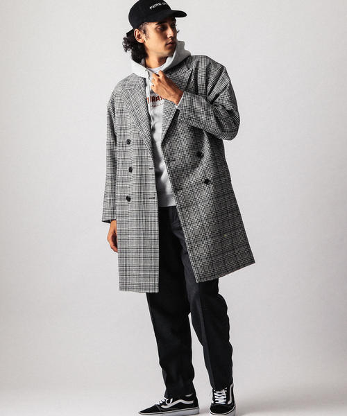 BEAUTY&YOUTH UNITED ARROWS（ビューティーアンドユースユナイテッドアローズ）の「【WEB限定】 by テックツイード チェック ジャストルーズ コート（チェスターコート・メンズ・その他2/その他1・LARGE/X-LARGE/MEDIUM/SMALL）」の15枚目の写真