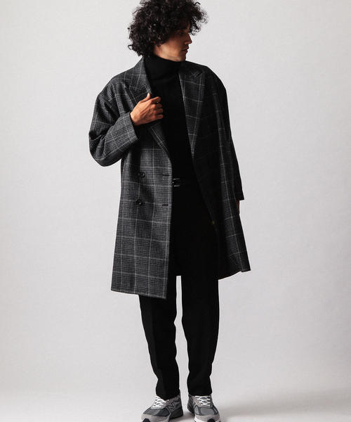 BEAUTY&YOUTH UNITED ARROWS（ビューティーアンドユースユナイテッドアローズ）の「【WEB限定】 by テックツイード チェック ジャストルーズ コート（チェスターコート・メンズ・その他2/その他1・LARGE/X-LARGE/MEDIUM/SMALL）」の12枚目の写真