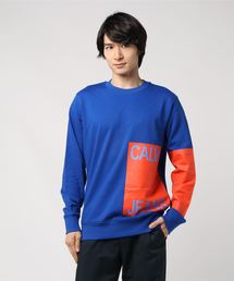 ネーム プリント クルーネック スウェット
