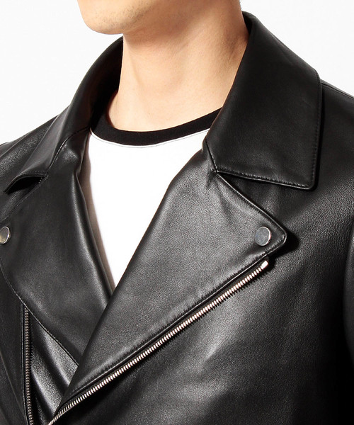 COMME CA MEN（コムサメン）の「ラムレザー ライダース