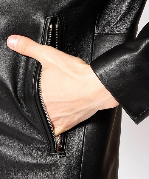 COMME CA MEN（コムサメン）の「ラムレザー ライダース