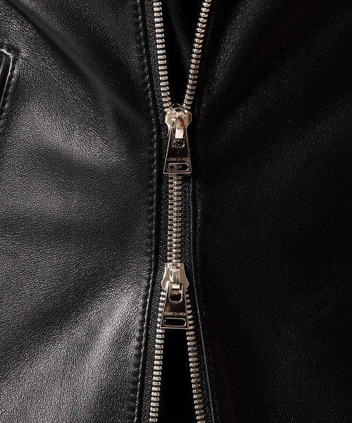COMME CA MEN（コムサメン）の「ラムレザー ライダース