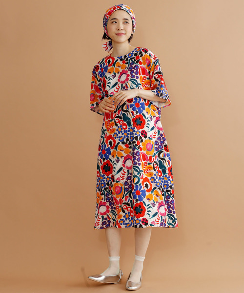 Merlot メルロー の 春のはなばたけ柄ワンピース11 ワンピース Wear