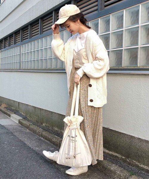 one after another NICE CLAUP(ワンアフターアナザーナイスクラップ)の「アソート プリーツスカート(スカート・レディース・ドット/チェック/グリーン系その他/ベージュ系その他/ピンクベージュ/アイボリー・FREE)」の14枚目の写真