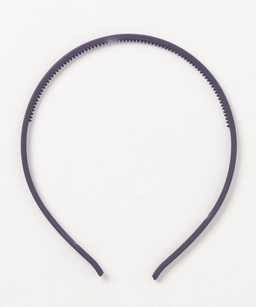 Fun & Daily（ファンアンドデイリー）の「F&D :  マットカラーナローカチューシャ（カチューシャ・レディース・ブラック/パープル/ピンク/イエロー/グリーン/マスタード・FREE）」の3枚目の写真