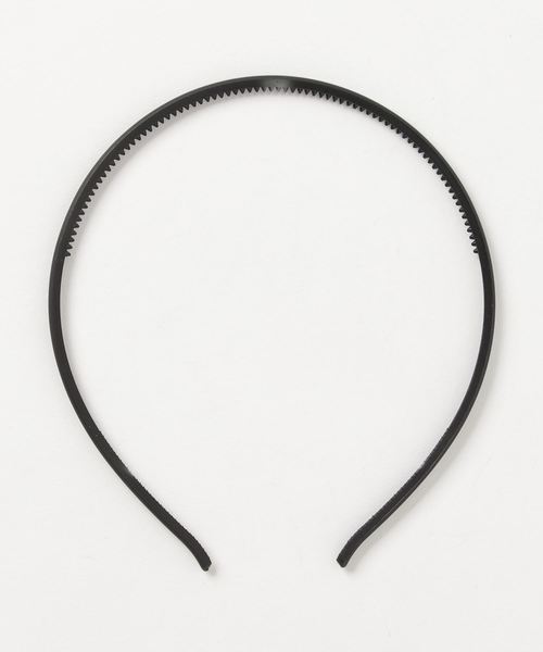 Fun & Daily（ファンアンドデイリー）の「F&D :  マットカラーナローカチューシャ（カチューシャ・レディース・ブラック/パープル/ピンク/イエロー/グリーン/マスタード・FREE）」の2枚目の写真