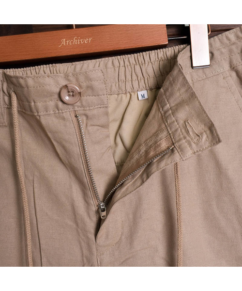 ARCHIVER(アーカイバ)の「【Ir】綿麻ストレッチショーツ(その他パンツ・レディース・ブラック/キナリ/ベージュ/カーキ/ネイビー・MEDIUM/LARGE/X-LARGE)」の19枚目の写真