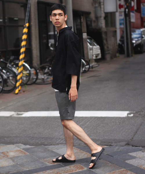 ZIP FIVE(ジップファイブ)の「T/Cツイルチノショートパンツ/チノ ショーツ(チノパンツ・メンズ・ホワイト/オリーブ/チャコール/杢グレー/ブルー/グレイッシュブルー/ネイビー/グリーン/グレー系その他/マスタード/サックスブルー/ブラック/ホワイト系その他/ベージュ/ベージュ系その他/ピンク/ブラウン・LARGE/MEDIUM/SMALL/X-LARGE/X-SMALL/XX-LARGE)」の18枚目の写真