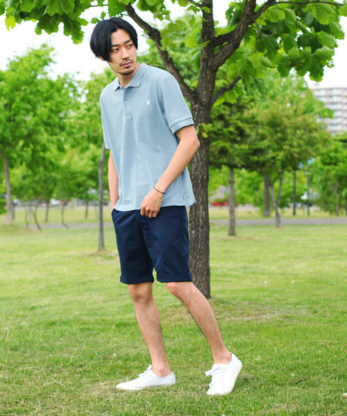ZIP FIVE(ジップファイブ)の「T/Cツイルチノショートパンツ/チノ ショーツ(チノパンツ・メンズ・ホワイト/オリーブ/チャコール/杢グレー/ブルー/グレイッシュブルー/ネイビー/グリーン/グレー系その他/マスタード/サックスブルー/ブラック/ホワイト系その他/ベージュ/ベージュ系その他/ピンク/ブラウン・LARGE/MEDIUM/SMALL/X-LARGE/X-SMALL/XX-LARGE)」の19枚目の写真