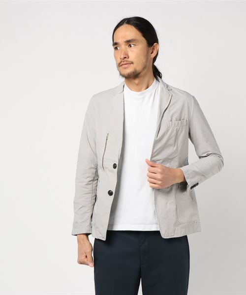PAZZO（パッゾ）の「【小松マテーレ】×【PAZZO】 2BS ジャケット BJドビークロス（テーラードジャケット・メンズ・ブラック/オフホワイト/ロイヤルブルー/ライトグレー/ネイビー/ピンクベージュ/ライトアッシュグレー・48/44/50/40）」の4枚目の写真