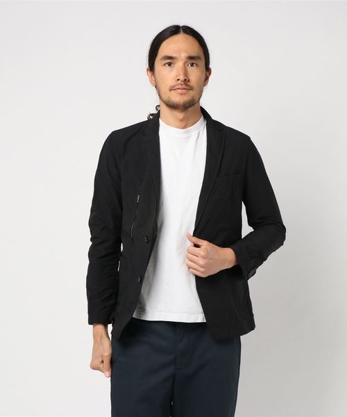 PAZZO（パッゾ）の「【小松マテーレ】×【PAZZO】 2BS ジャケット BJドビークロス（テーラードジャケット・メンズ・ブラック/オフホワイト/ロイヤルブルー/ライトグレー/ネイビー/ピンクベージュ/ライトアッシュグレー・48/44/50/40）」の2枚目の写真