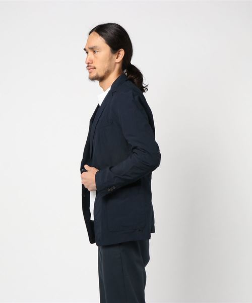 PAZZO（パッゾ）の「【小松マテーレ】×【PAZZO】 2BS ジャケット BJドビークロス（テーラードジャケット・メンズ・ブラック/オフホワイト/ロイヤルブルー/ライトグレー/ネイビー/ピンクベージュ/ライトアッシュグレー・48/44/50/40）」の9枚目の写真