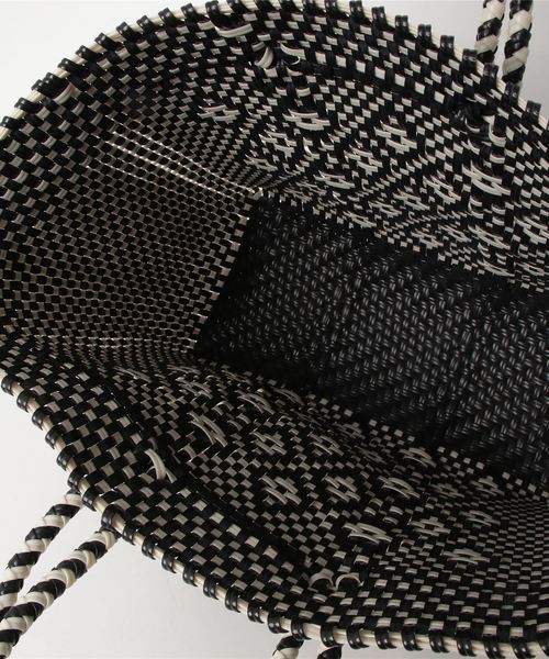 SANRAMI(サンラミ)の「SANRAMI(サンラミ) メキシコ メルカドバッグ(トートバッグ・レディース・ブラック/オレンジ・FREE)」の5枚目の写真