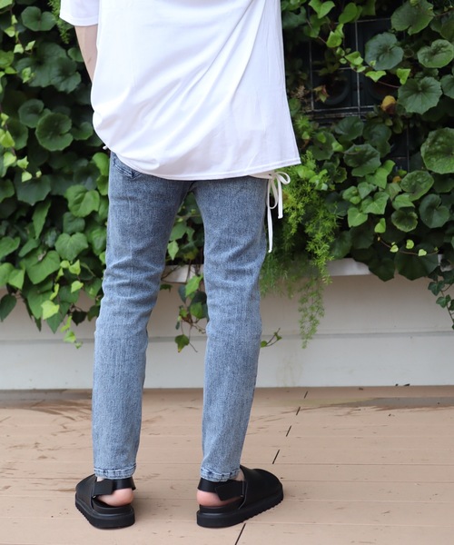 AFYF（エーエフワイエフ）の「AFYF BASIC OVSIZE SKINNY DENIM CRUSH/デニムオーバーサイズ ストレッチ スキニーパンツ クラッシュ（デニムパンツ・メンズ・ブラック/ライトインディゴブルー/ケミカルウォッシュ・SMALL/MEDIUM/LARGE）」の22枚目の写真