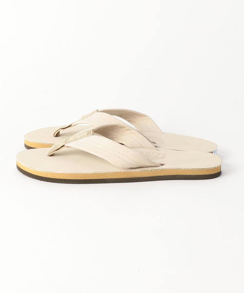RAINBOW SANDALS（レインボーサンダル）の「＜RAINBOW SANDALS＞301ALTS レザービーチサンダル（ビーチサンダル・レディース・オフホワイト/ブラウン・SMALL/MEDIUM）」の3枚目の写真
