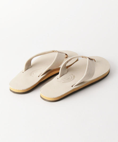 RAINBOW SANDALS（レインボーサンダル）の「＜RAINBOW SANDALS＞301ALTS レザービーチサンダル（ビーチサンダル・レディース・オフホワイト/ブラウン・SMALL/MEDIUM）」の7枚目の写真