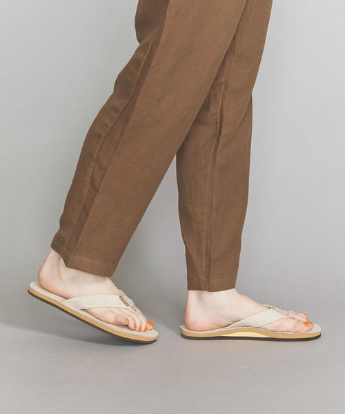 RAINBOW SANDALS（レインボーサンダル）の「＜RAINBOW SANDALS＞301ALTS レザービーチサンダル（ビーチサンダル・レディース・オフホワイト/ブラウン・SMALL/MEDIUM）」の8枚目の写真