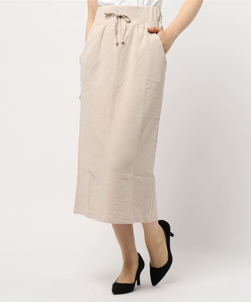 LOWRYS FARM(ローリーズファーム)の「ワッフルカットタイトスカート 833082(スカート・レディース・アイボリー/ブラック/チャコールグレー/ベージュ/パープル・LARGE/MEDIUM)」の16枚目の写真