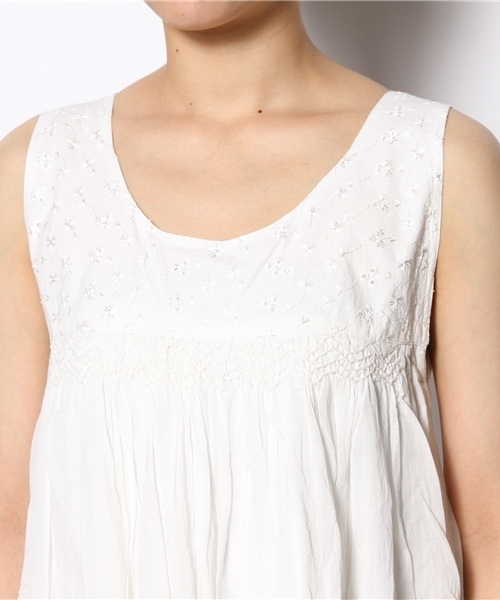 Kastane（カスタネ）の「【Kastane】スモーネワンピース（ワンピース・レディース・レッド/ライトブルー/ホワイト・FREE）」の11枚目の写真