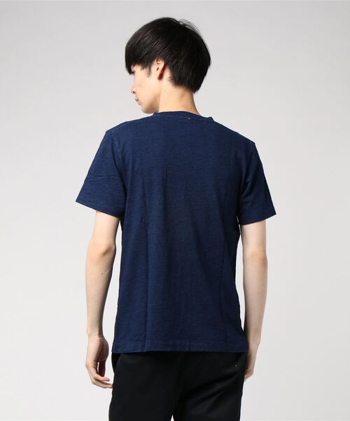 Healthknit（ヘルスニット）の「∴【 Healthknit / ヘルスニット 】 インディゴスラブVネック半袖ポケットTシャツ　10101　SIP（Tシャツ/カットソー・メンズ・その他2/インディゴブルー/その他1/ブルー・MEDIUM/LARGE/SMALL）」の17枚目の写真
