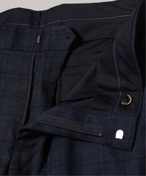 セール】メランジチェック テーパードパンツ（スラックス）｜EDIFICE