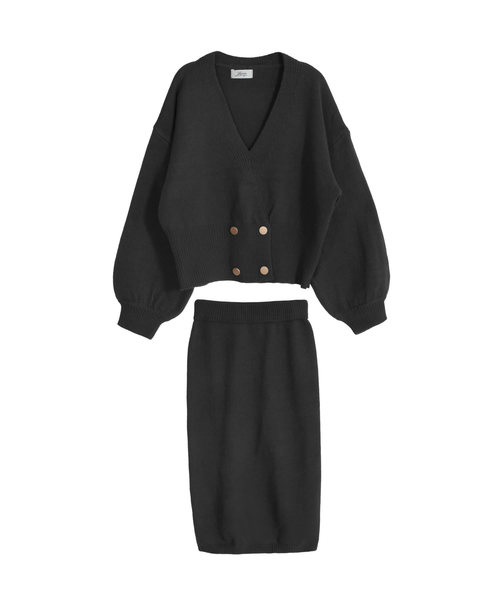 Julia Boutique�i�W�����A�u�e�B�b�N�j�́u�_�u���{�^���f�U�C���j�b�g�Z�b�g�A�b�v�E�X�J�[�g/510458�i�A���T���u���j�v�b�u���b�N