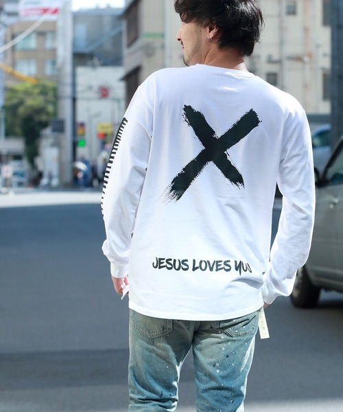 DECOY&CO.(デコイアンドシーオー)の「デコイアンドシーオー コレイジャスロングTシャツ(Tシャツ/カットソー・メンズ・ホワイト/ブラック・MEDIUM/LARGE/X-LARGE)」の16枚目の写真